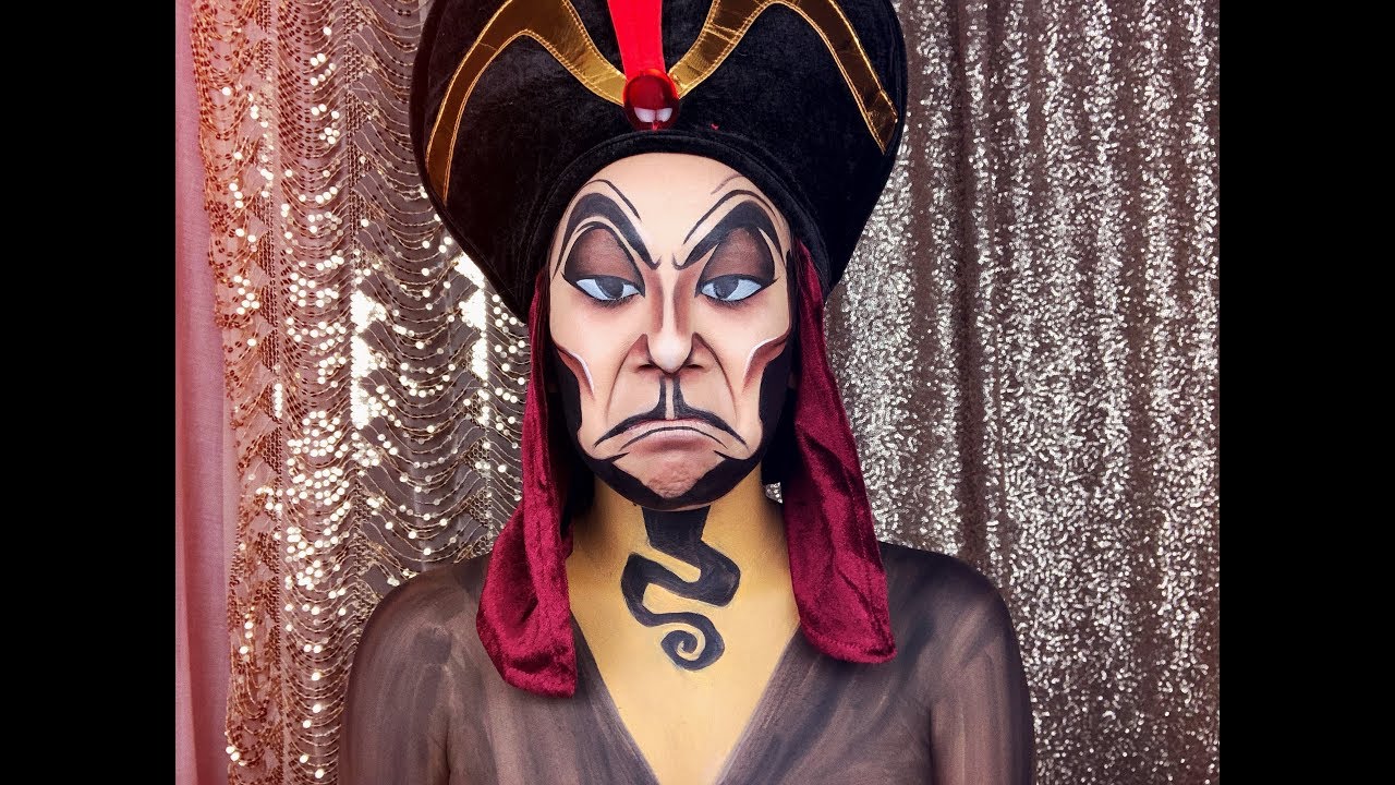 Disney's Aladdin Jafar l Facepaint Makeup Tutorial