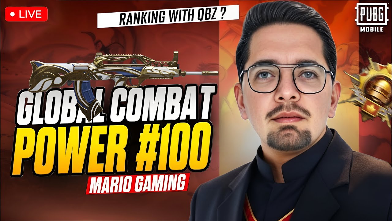 QBZ GOD GAMEPLAY 🔥 | TOP 100 GLOBAL RANK 😱 | PUBG MOBILE LIVE
