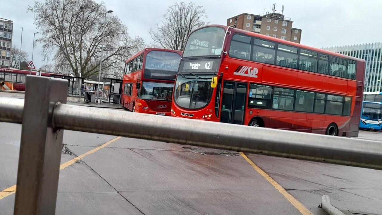 Grant Palmer Volvo B9TL Wright Gemini 2 718 GP55 BUS (BV10 WWU)