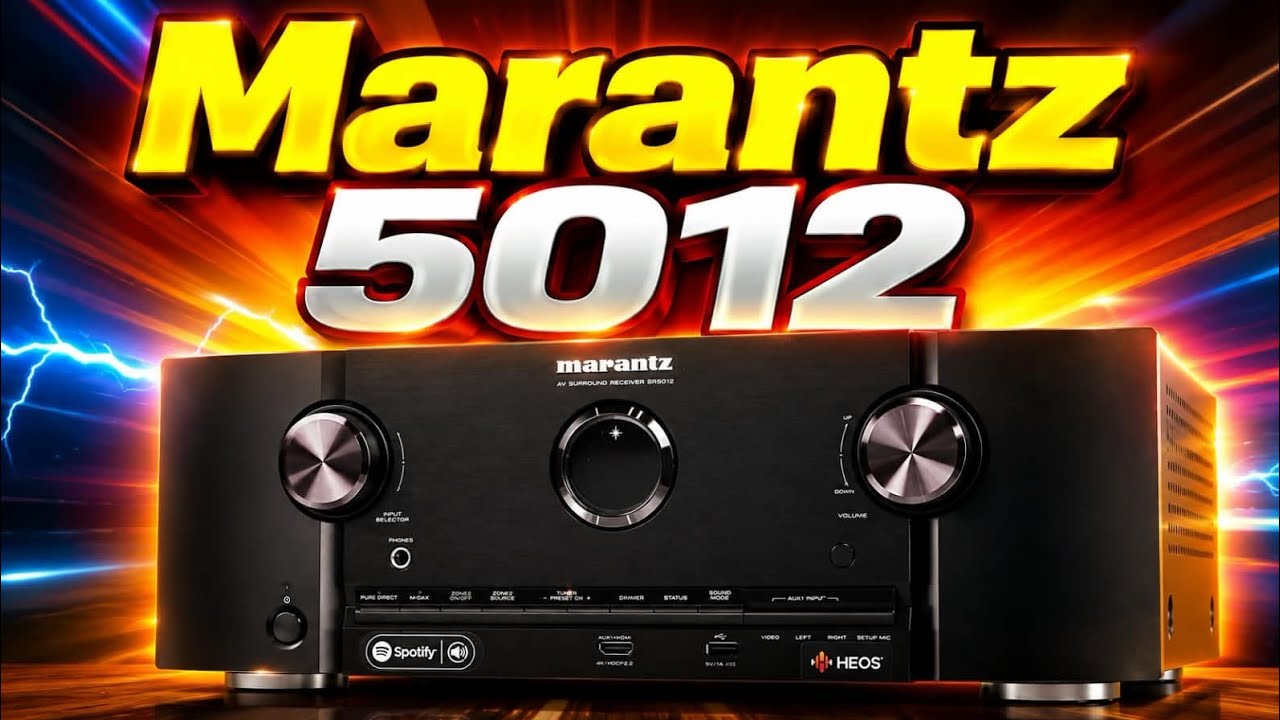 Um pouco sobre o receiver Marantz SR5012 - Meu home theater.