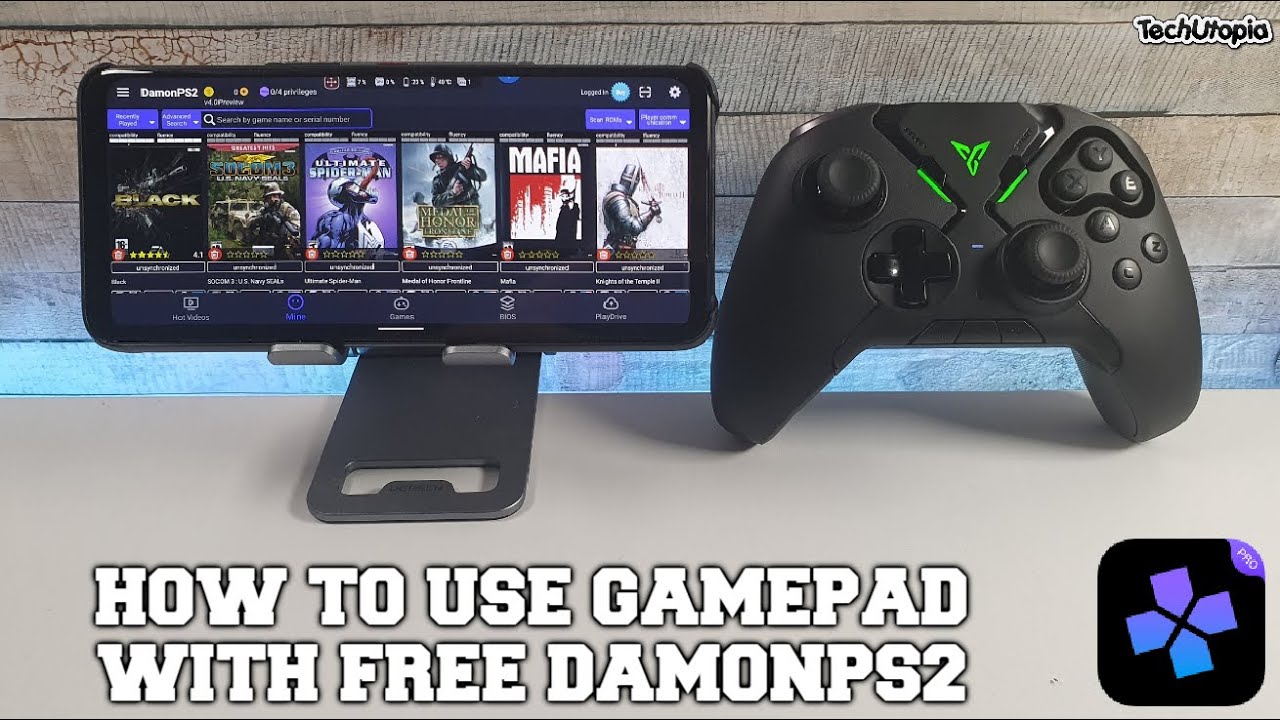 How to use gamepad with DamonPS2 v4.0 Free version? Play PS2 Games on Android smartphones! 2021
