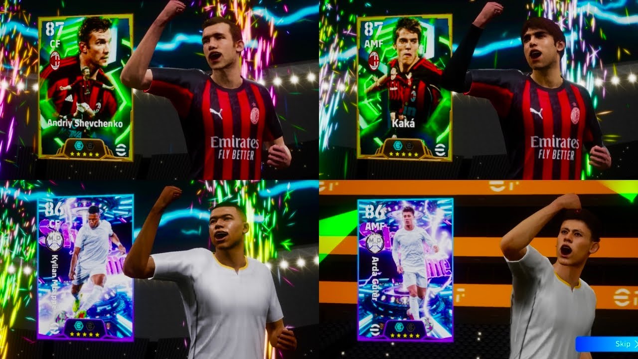 Breakthrough Pass A Pack Opening 🔥 Kaka, Shevchenko, Mbappe & Guller Pack Opening 🔥 eFootball 26