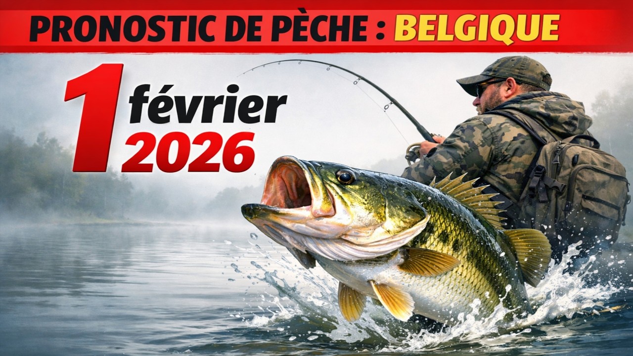 PROGNOSTIC DE PÊCHE en Belgique le 1 février 2026 : Le grand jeu de la Pleine Lune !