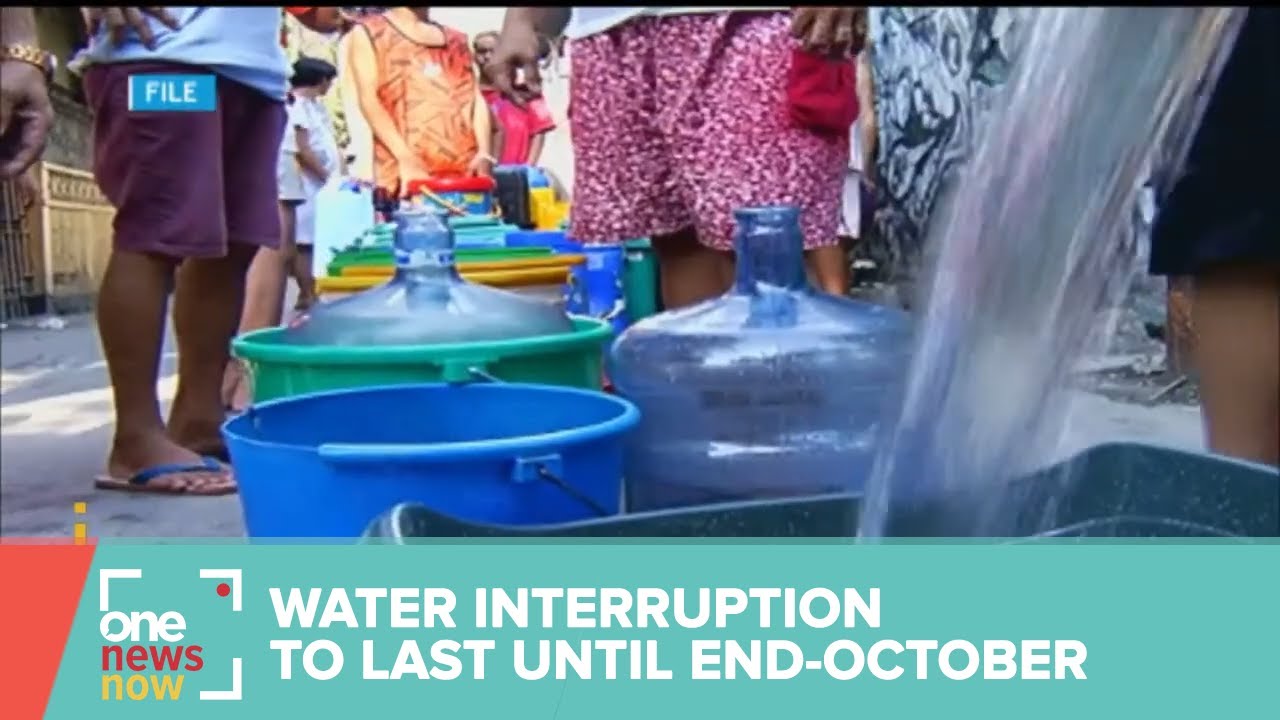 Maynilad water interruption to last until end-October
