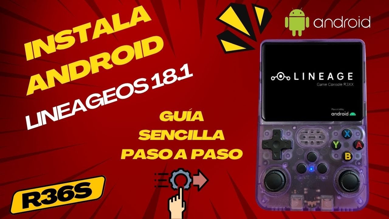 Cómo instalar Android en la R36S con LineageOS  | Tutorial fácil y rápido | LineageOS R36S
