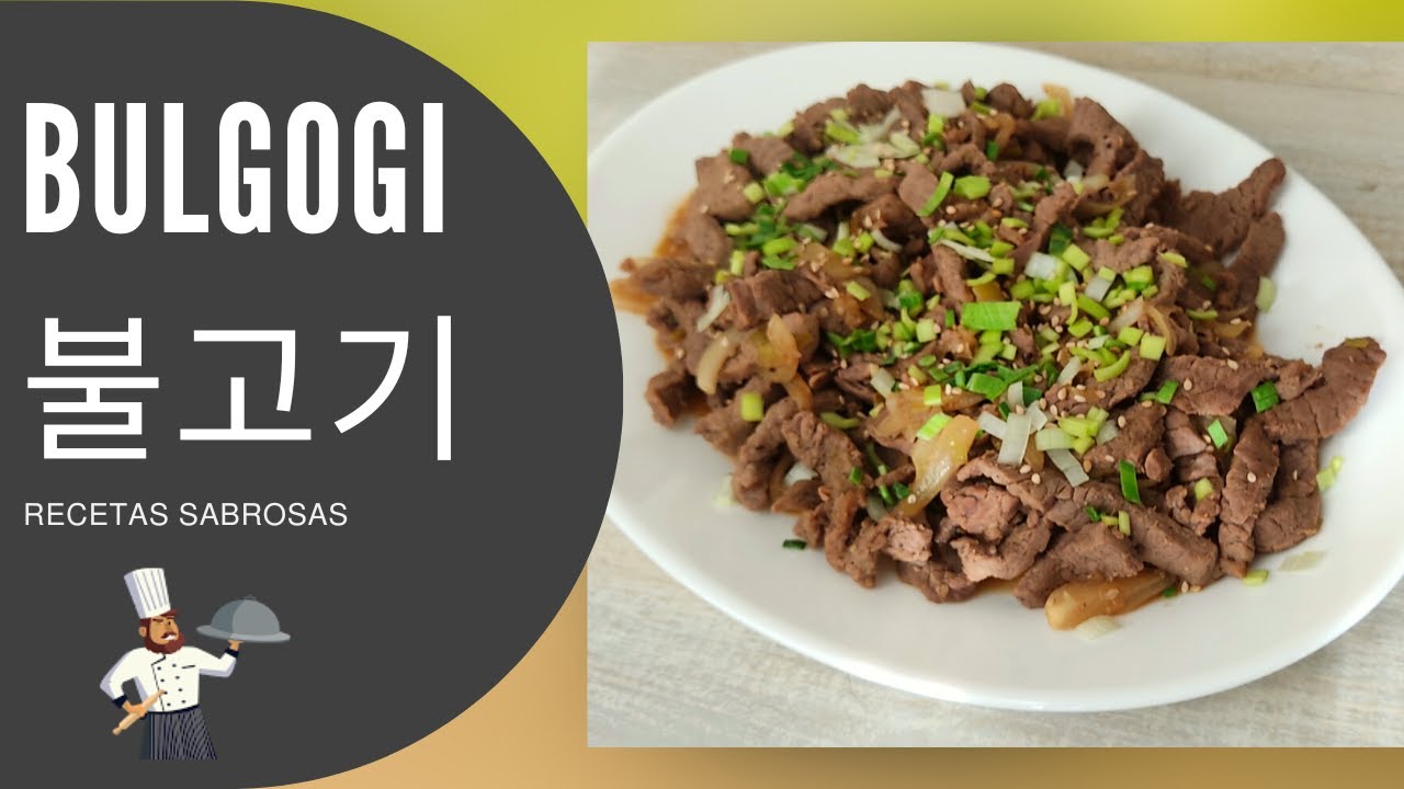 BULGOGI (불고기) La Receta Coreana 🇰🇷 mas famosa de Carne Marinada (ENG)