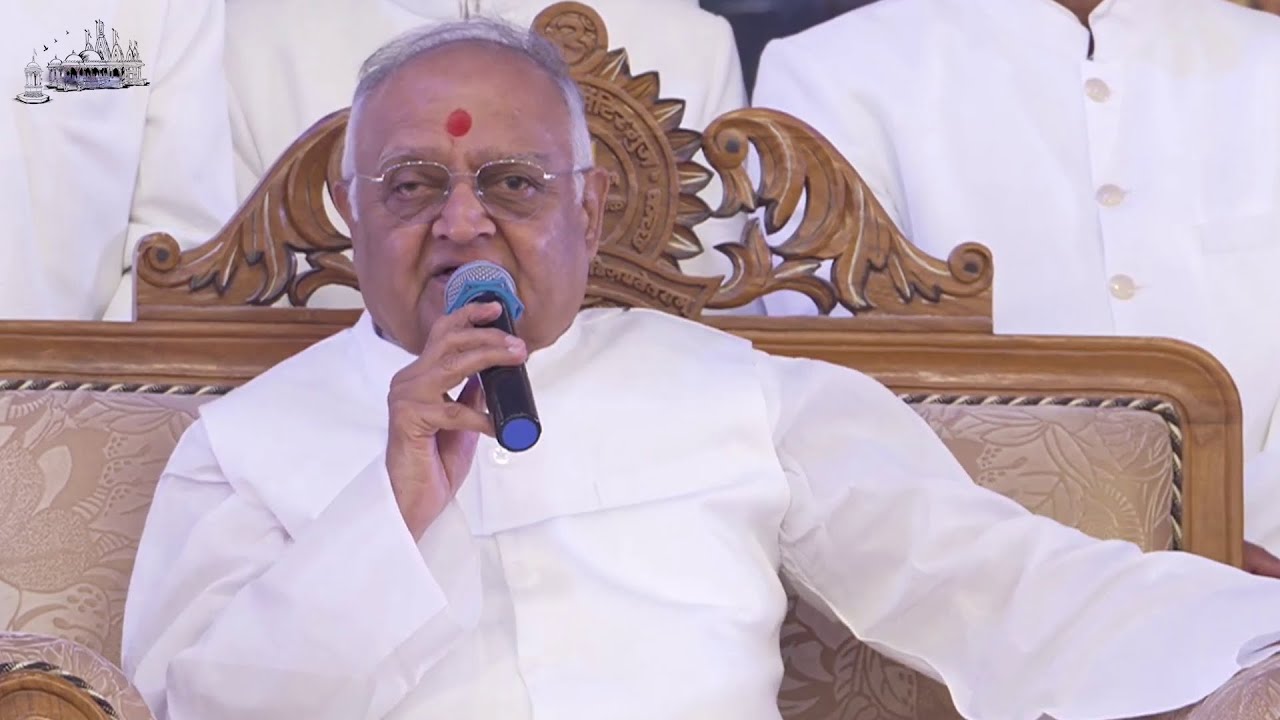 Bhuj Mandir Mota Maharajshree Tejendraprasadji Maharaj Ashirvachan Day 5 Afternoon - 200 Years Utsav