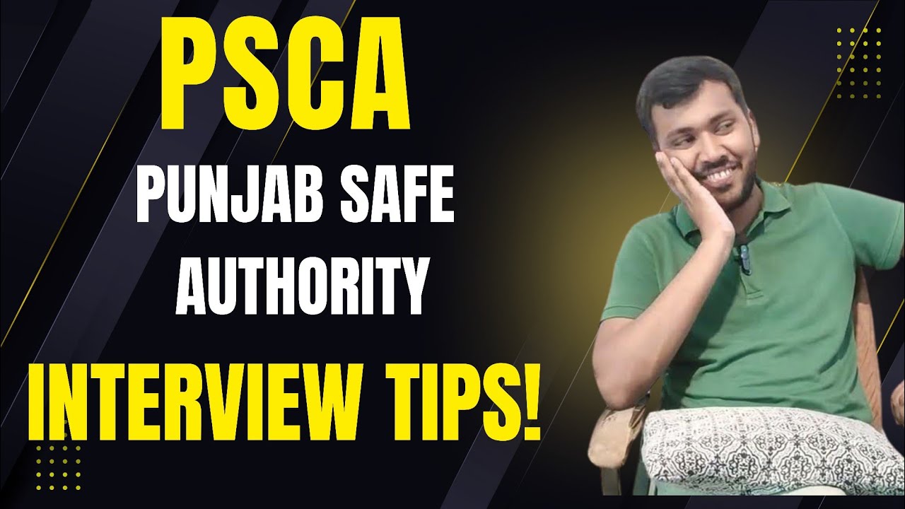 ( PSCA )Punjab Safe Cities Authority Officer Interview Tips | Guidance by Sir Waqar Waheed #PSCA