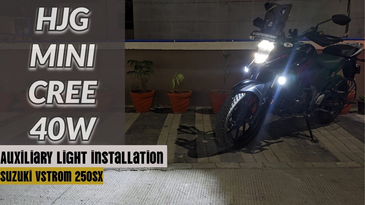 AUXILIARY LIGHT INSTALLATION || HJG mini cree 40w || 