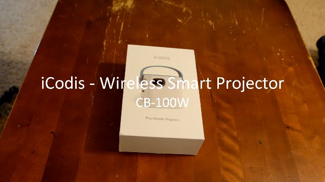 iCODIS CB-100W Wireless Mobile Smart Projector Review and Demo