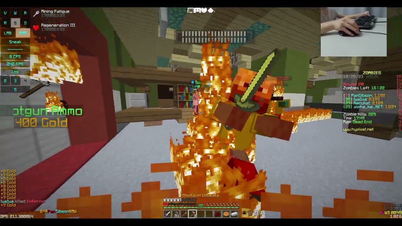 【前台灣最高紀錄】Hypixel Zombies Dead End RIP Speedrun 27:35!!! (PB)