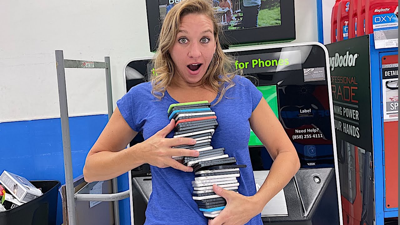 SELLING 73 IPHONES TO A MACHINE AT WALMART