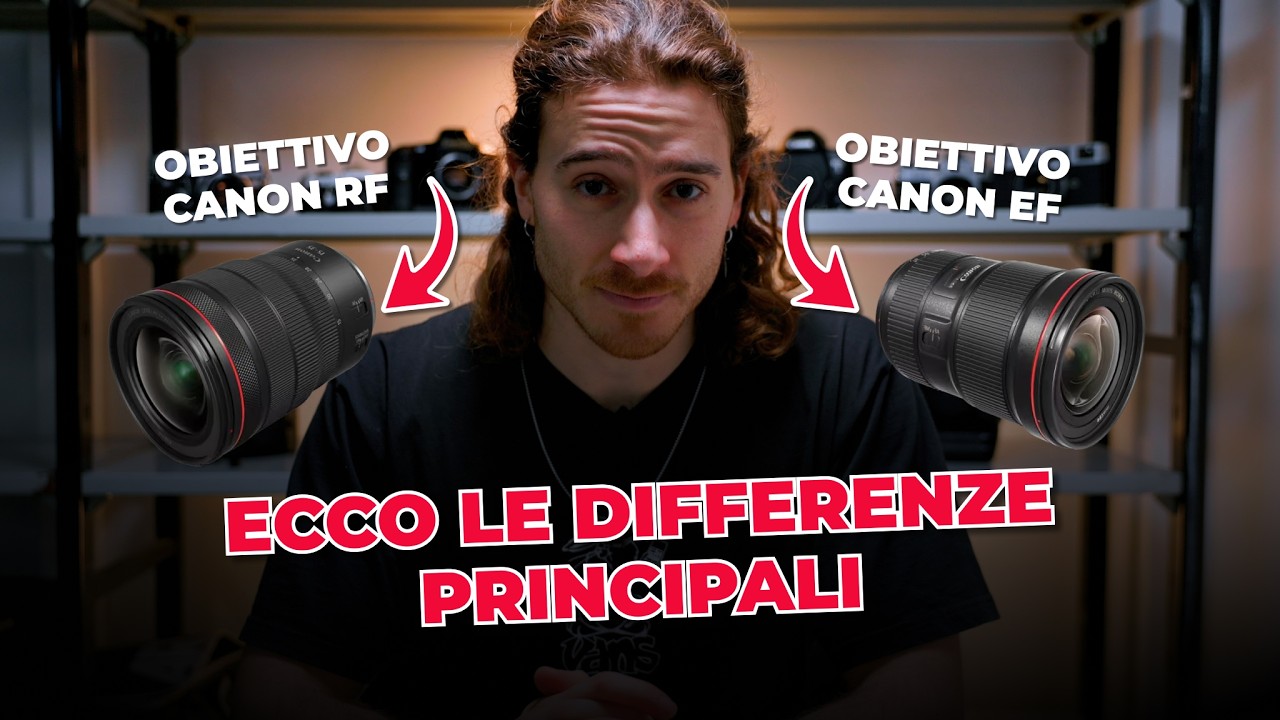 Differenza tra obiettivi Canon EF e RF