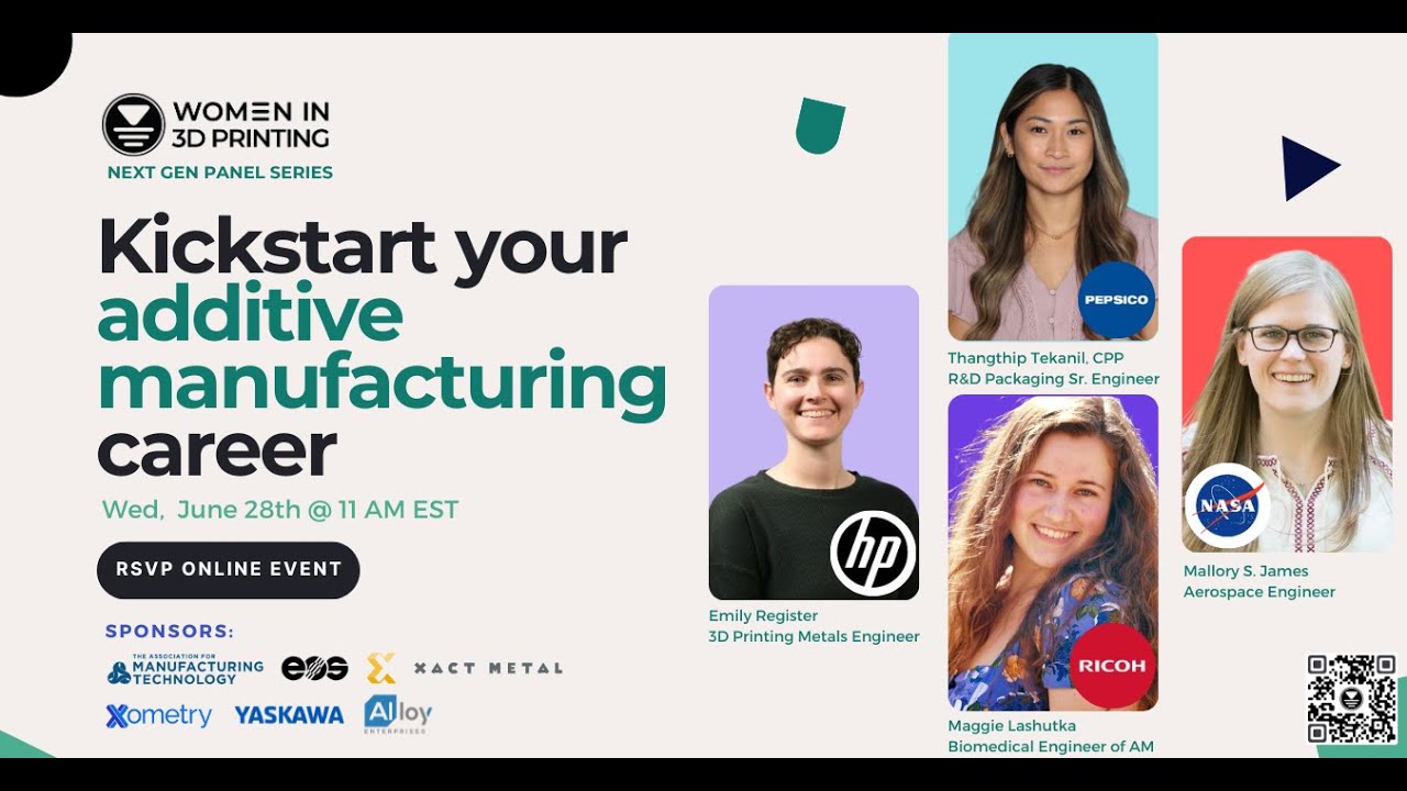 #Wi3DPNextGenPanel 01 | How to Kickstart your Additive Manufacturing Career: HP, NASA, Ricoh & Pepsi