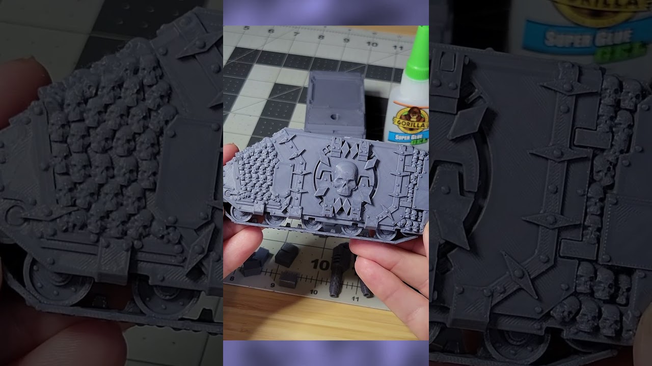 FDM Printing Vehicles for Angry Marines #3dprinting #40k #shorts