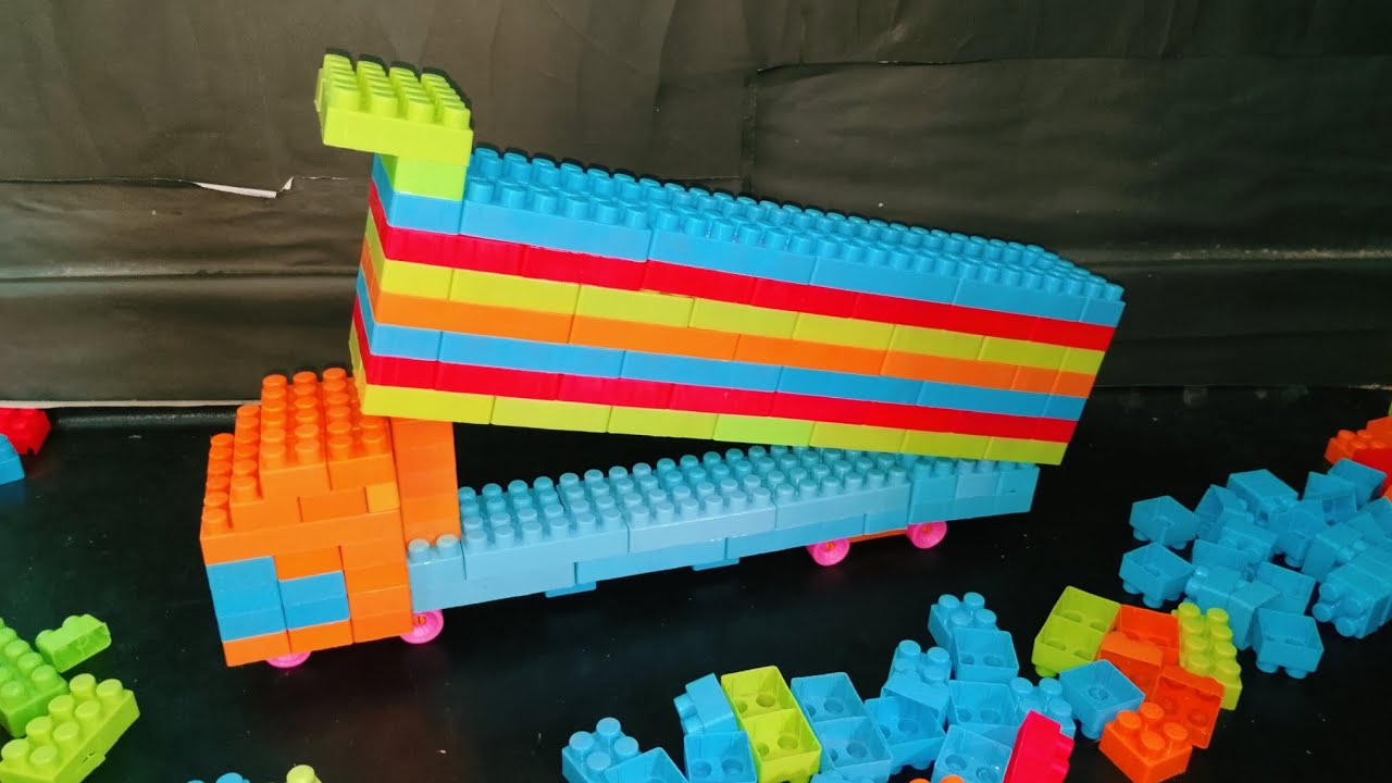 Satisfying DIy Lego Big Hydraulic Truck 13/ASMR building block #buildingblocks 