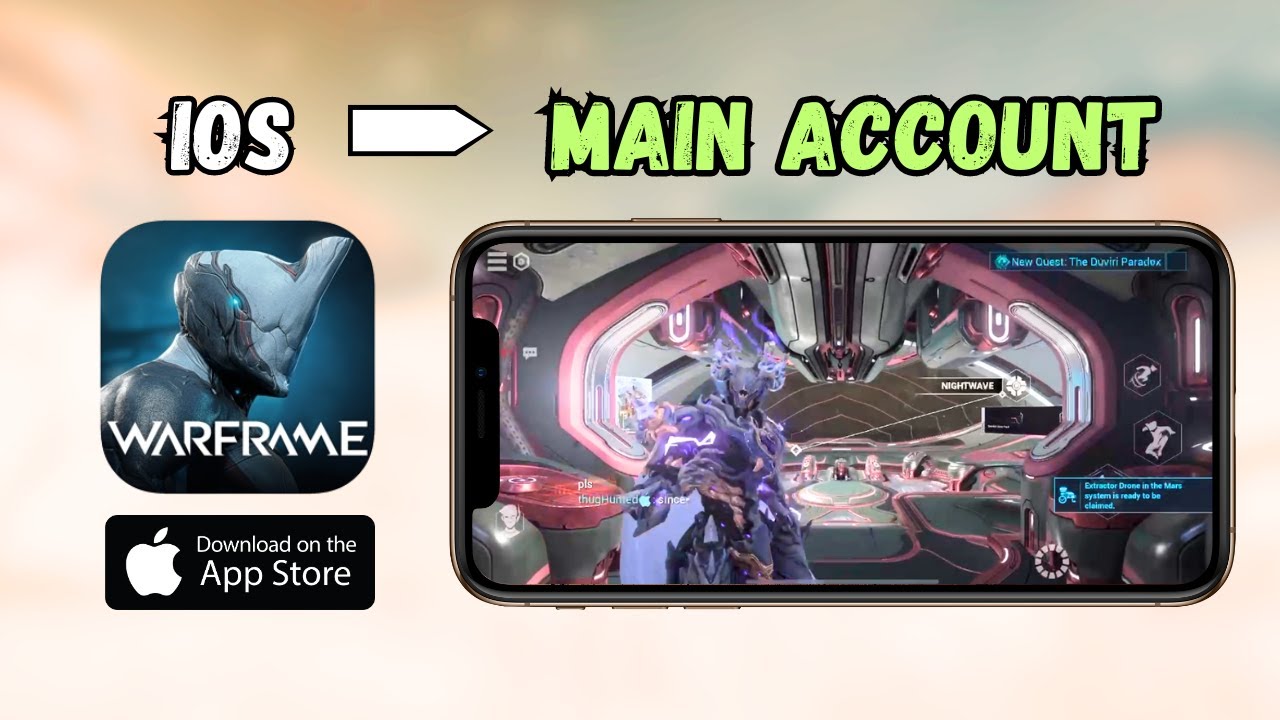 Cross Save Warframe Between PC and Mobile (READ PINNED)