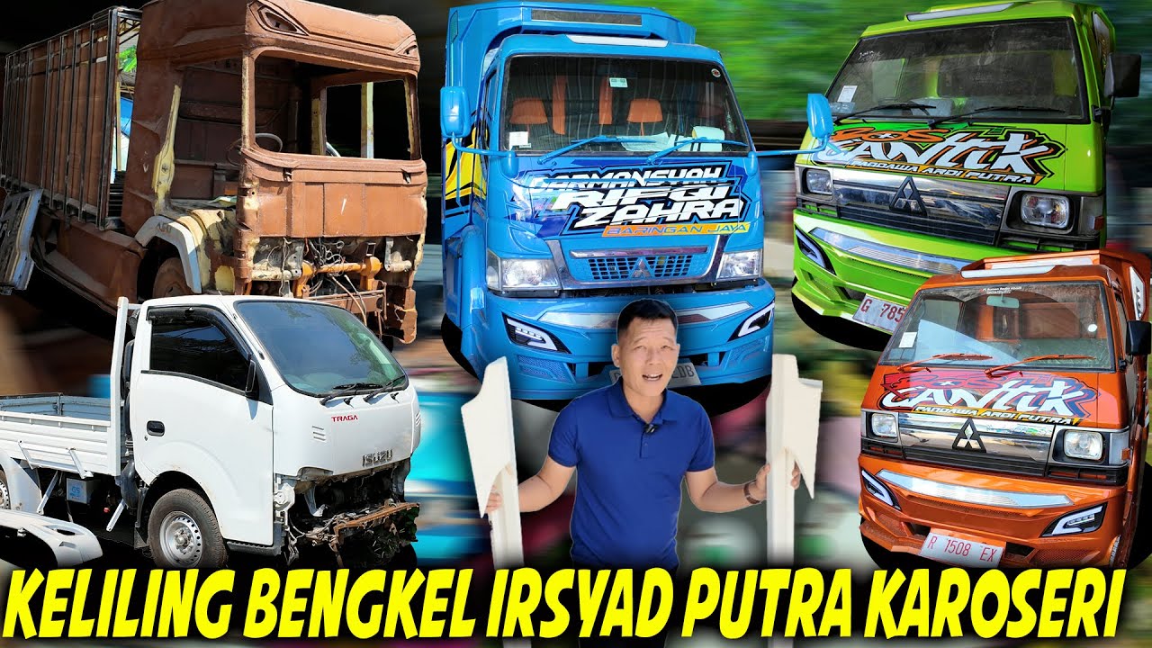 TILIK TRAGA DITDIM KELILING BENGKEL IRSYAD PUTRA KAROSERI, TERNYATA SE BESAR INI..