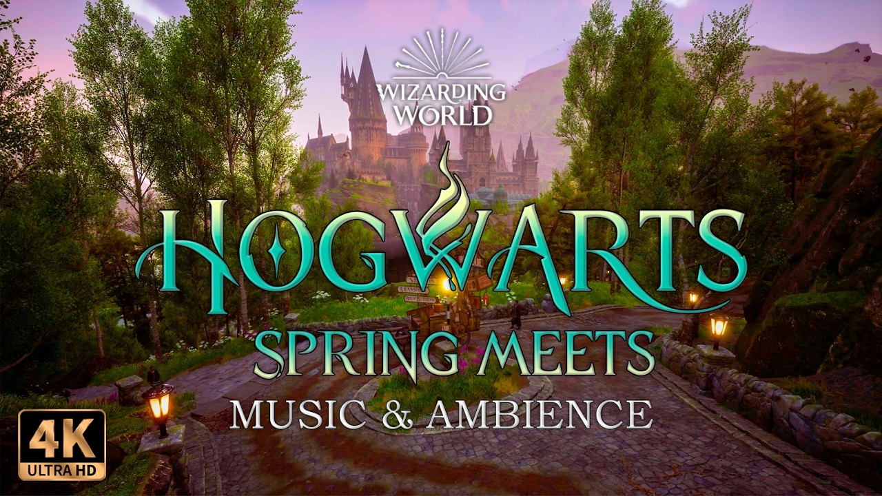 ☀️🐦 Where Spring Meets Magic | Harry Potter  Music & Ambience 4k