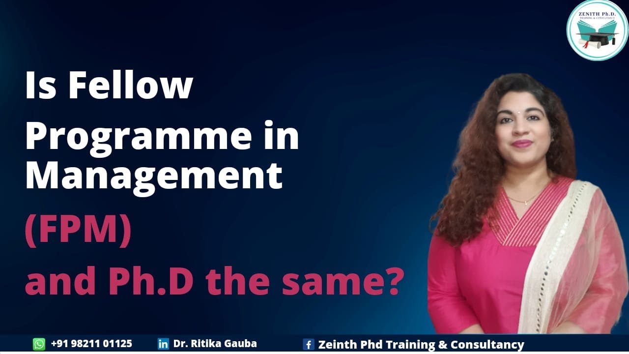 FPM & PhD| Similarities & Differences | Eligibility & Course Structure |Title Conferred |IIM FPM