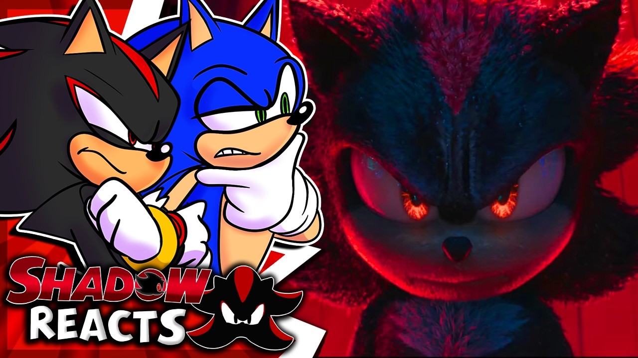 Sonic & Shadow Reacts To SONIC THE HEDGEHOG 3 | Official Trailer!