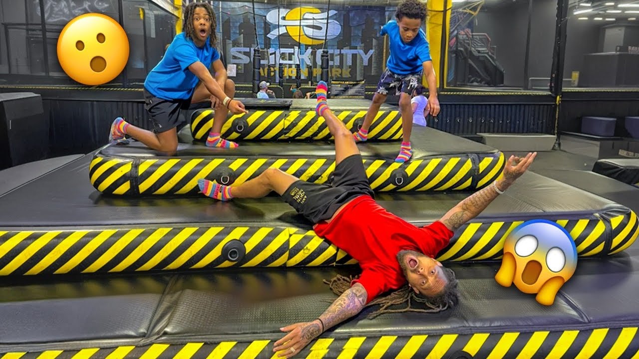 QUINN GOT HURT AT THE TRAMPOLINE PARK, He Instantly Regretted This