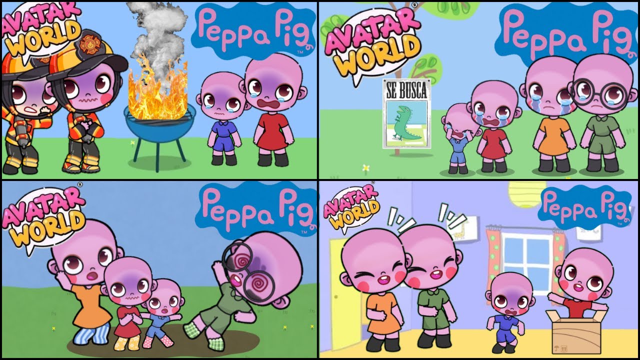 Los MEJORES momentos de PEPPA PIG || Recopilación || Roleplay || AVATAR WOLRD || #roleplay