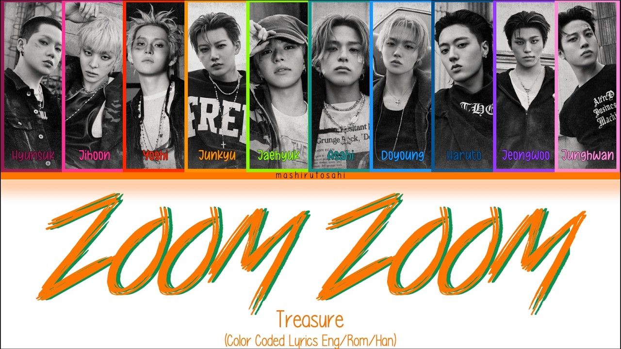 Treasure - Zoom Zoom Color Coded Lyrics (Eng/Rom/Han)