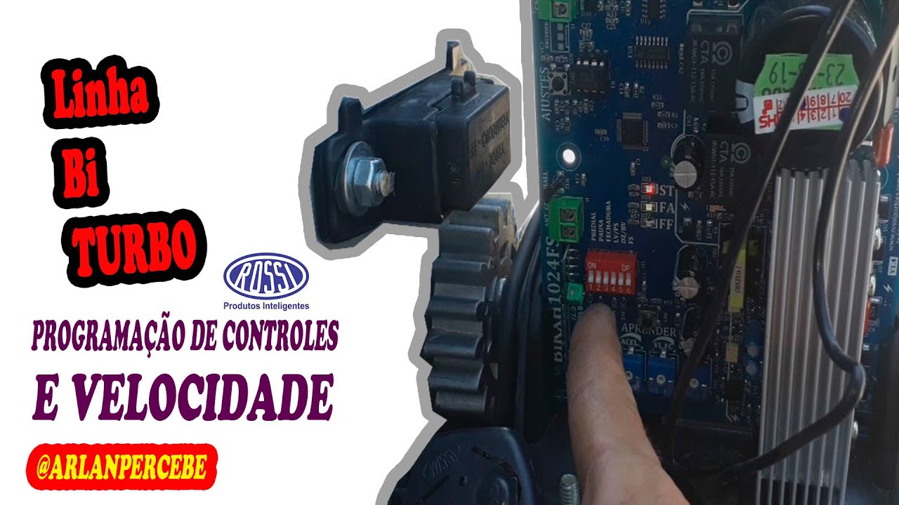 Como ajustar a velocidade rápida do motor ROSSI - #Macetes&Resenhas