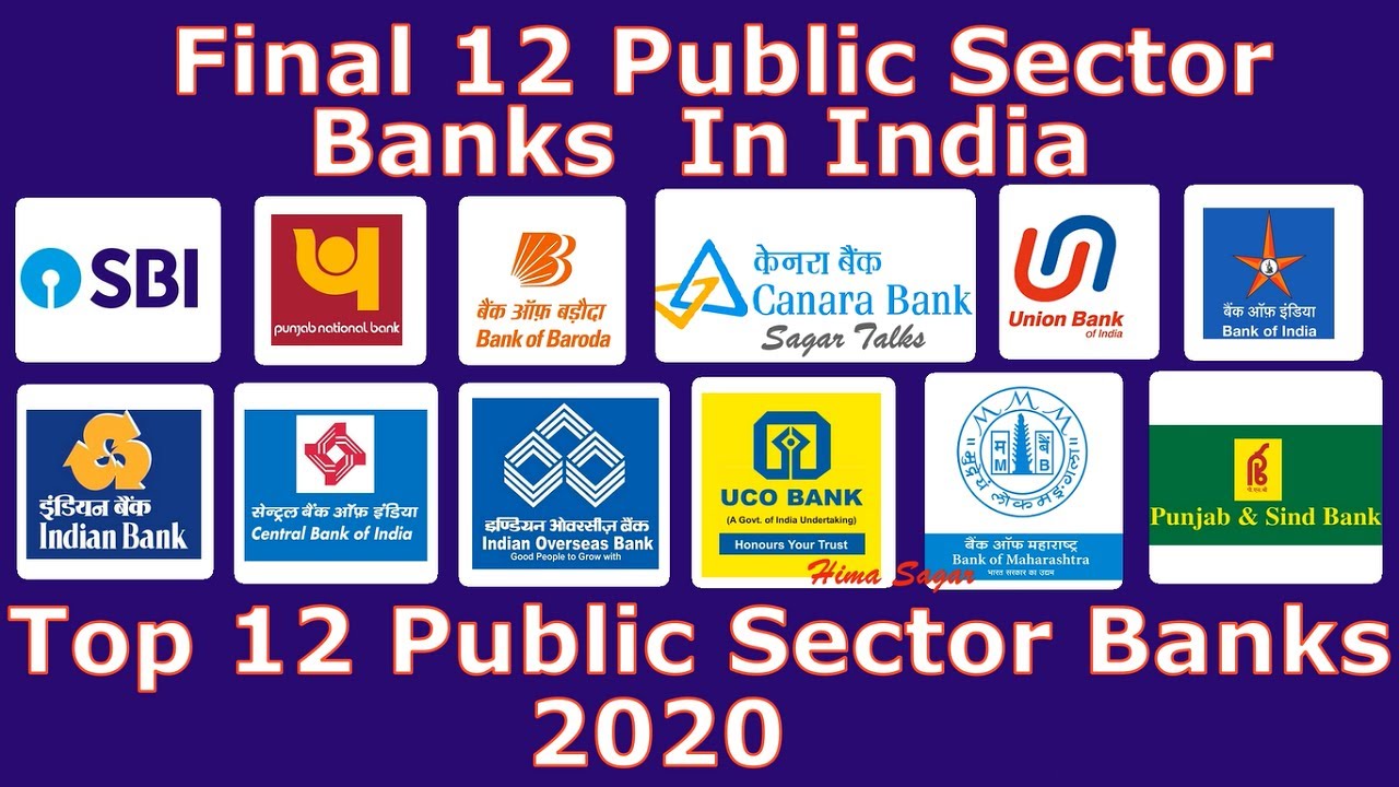 Top 12 Public Sector Banks In India | List of PSBs (2020)