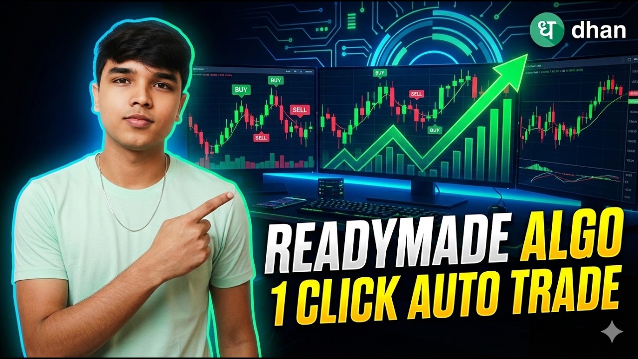 Readymade Algo Trading Strategy with DhanHQ | Algo Trading For Beginners | How To Do Algo Trading