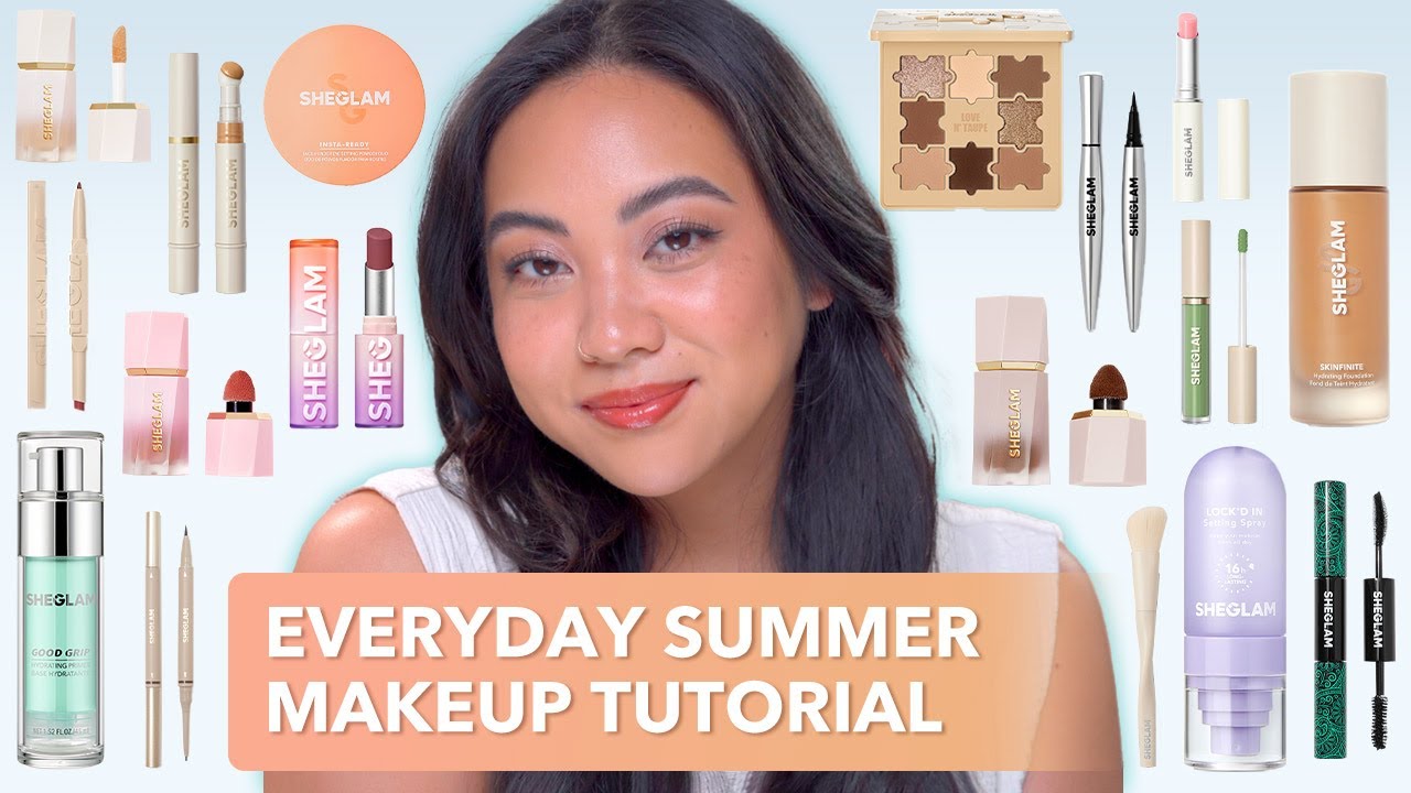 Everyday Summer Makeup Tutorial using SHEGLAM products