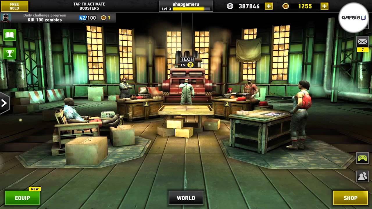 Dead Trigger 2 - Hideout Overview and Techniques