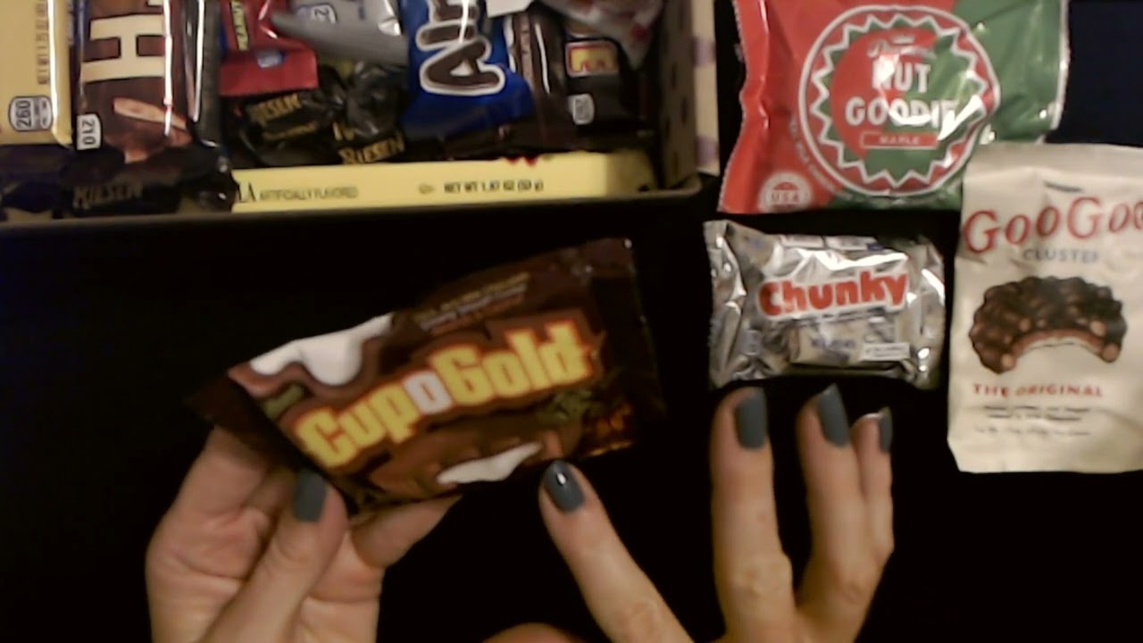 ASMR | Retro Candy Bar Box Show & Tell (Soft Spoken)