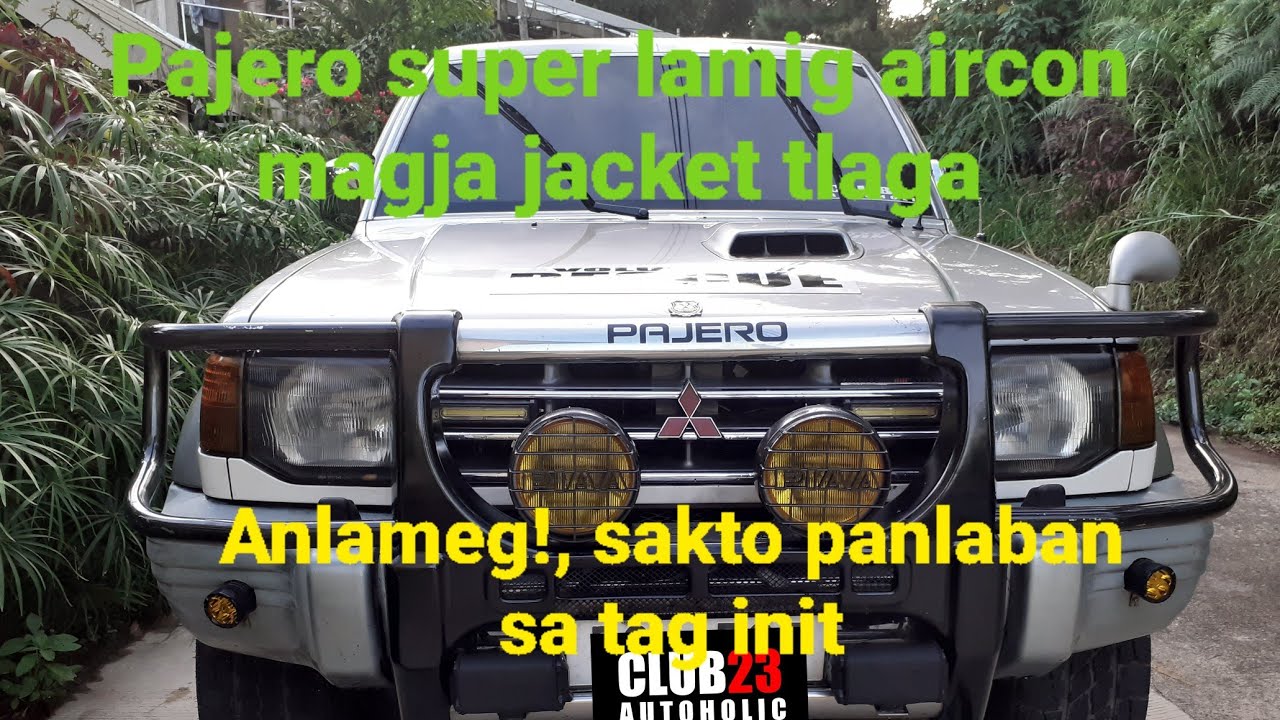 Pajero JDM 1996 aircon freon recharged. anlameg. sekreto!