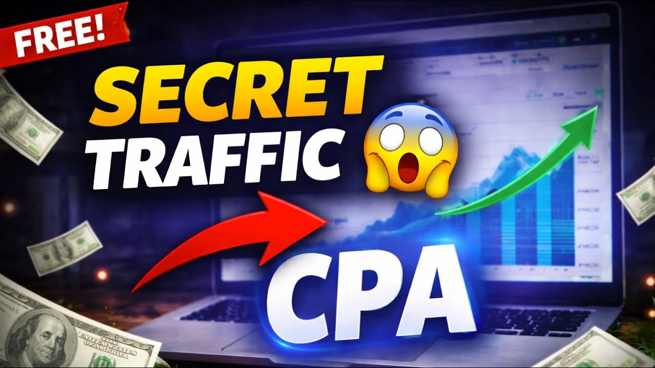 Top 5 Secret Traffic Methods for CPA Marketing | Make Money Online using ogads, adbluemedia, cpagrip