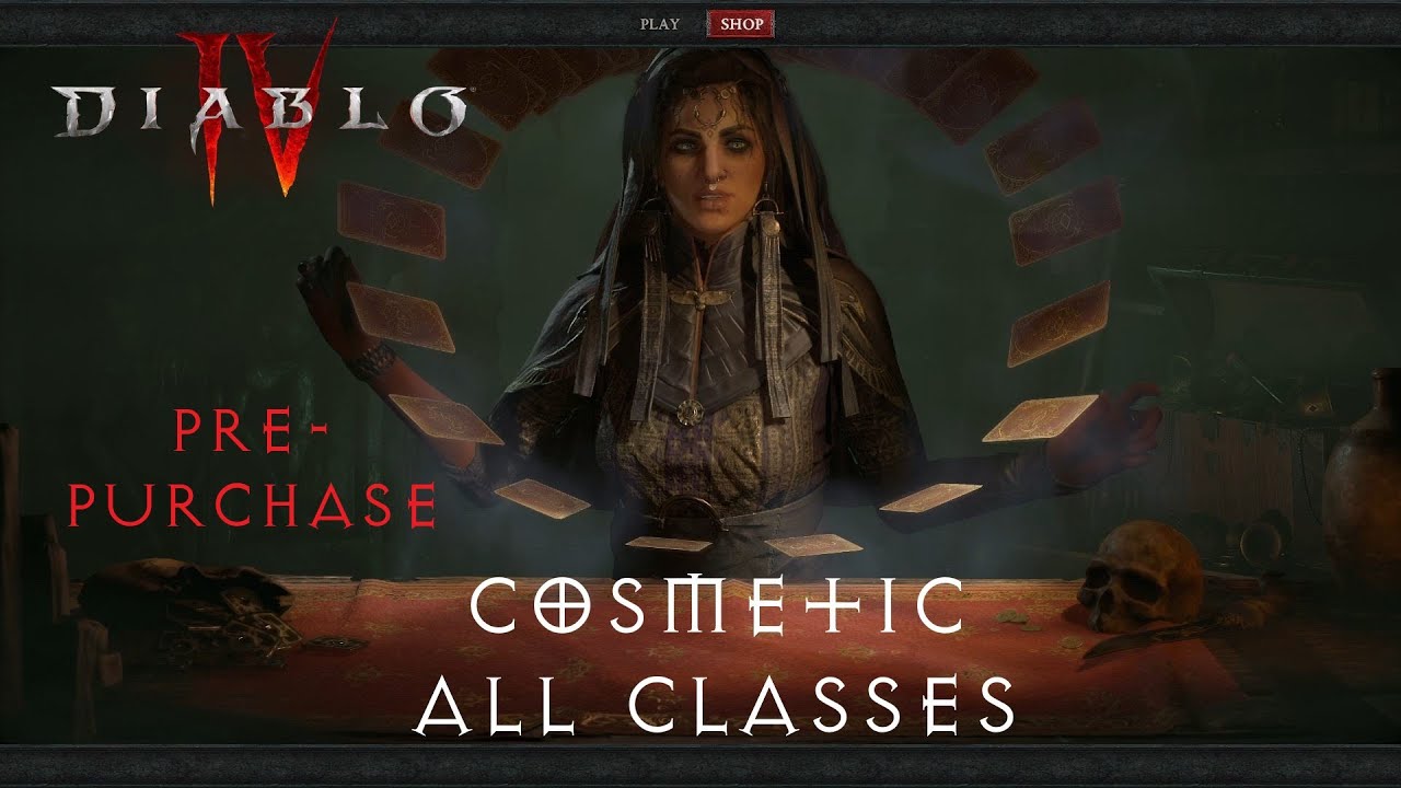 Diablo 4 - (PRE-PURCHASE) Cosmetic Shop | ALL Classes | Refresh on Full Release
