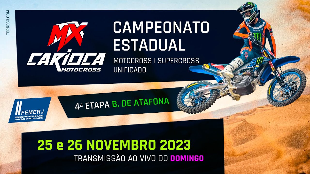 4ª ETAPA DO CAMPEONATO CARIOCA DE MOTOCROSS E SUPERCROSS (SÃO JOÃO DA BARRA-RJ ) DOMINGO