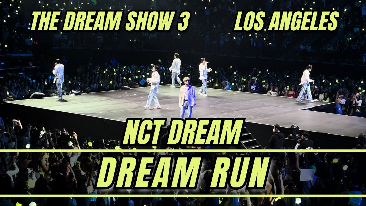 NCT DREAM ‘Dream Run’ The Dream Show 3 in LA Los Angeles 2024 #nctdream #nct #kpop