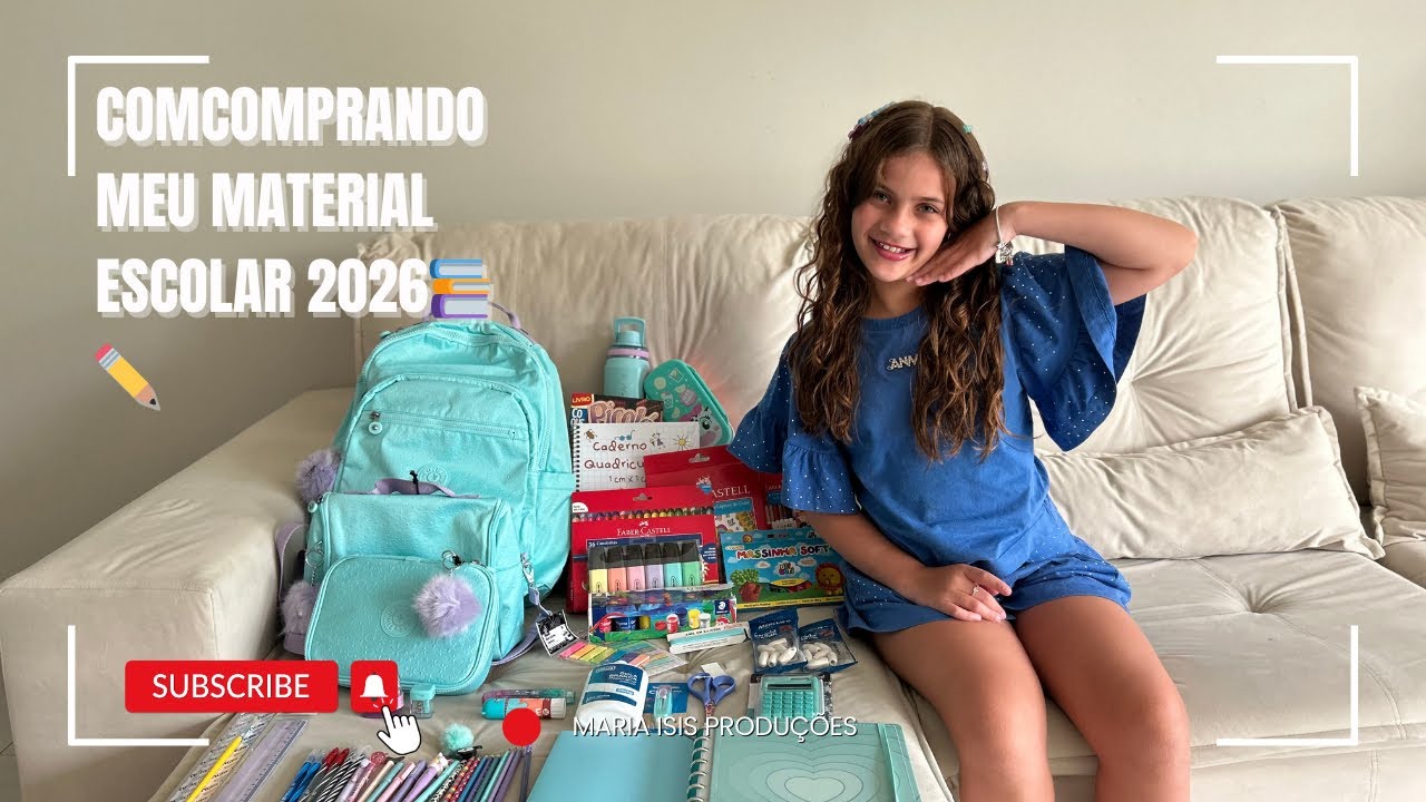 Comprando material escolar￼ 2026 💙💚🩷💖❤️🩵