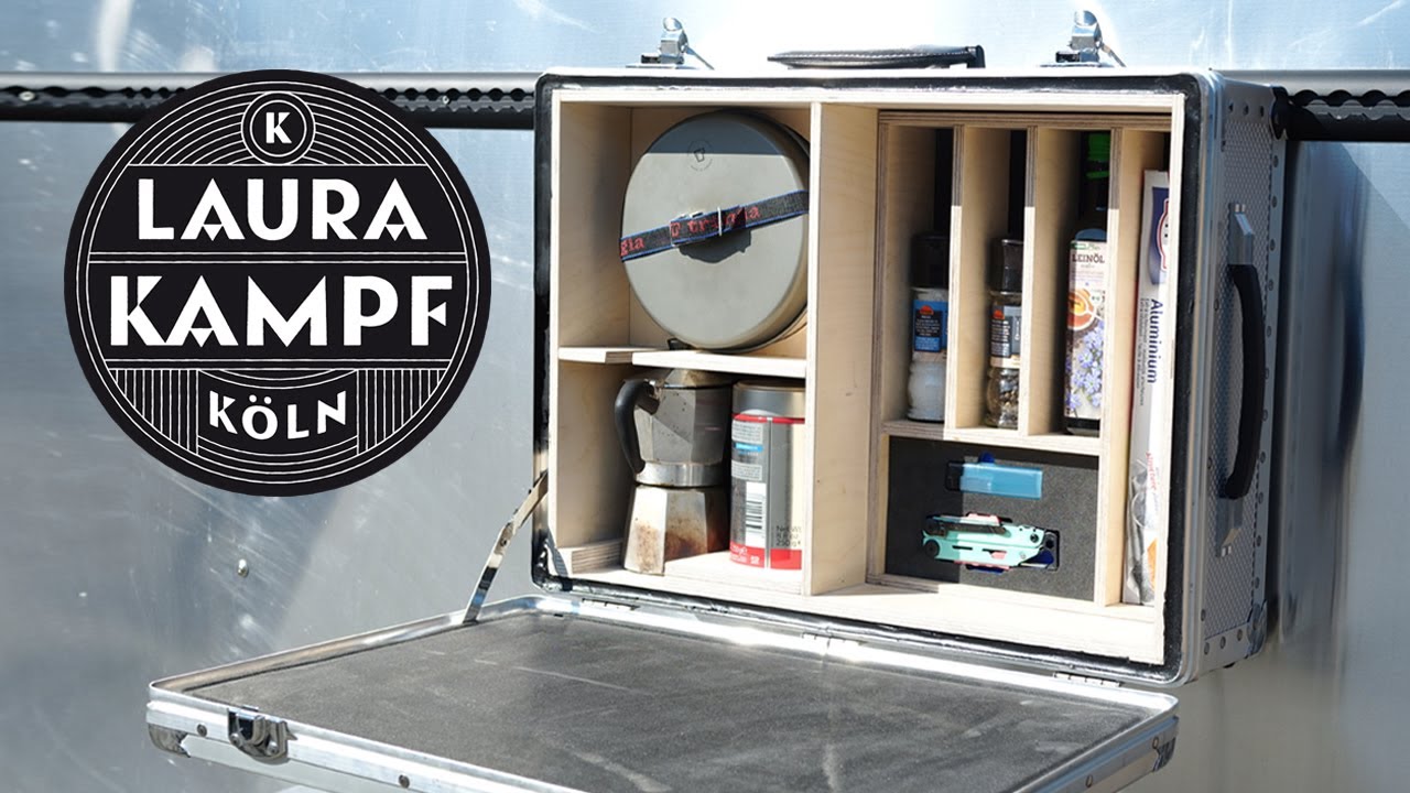 Clever Camping Kitchen in a Suitcase