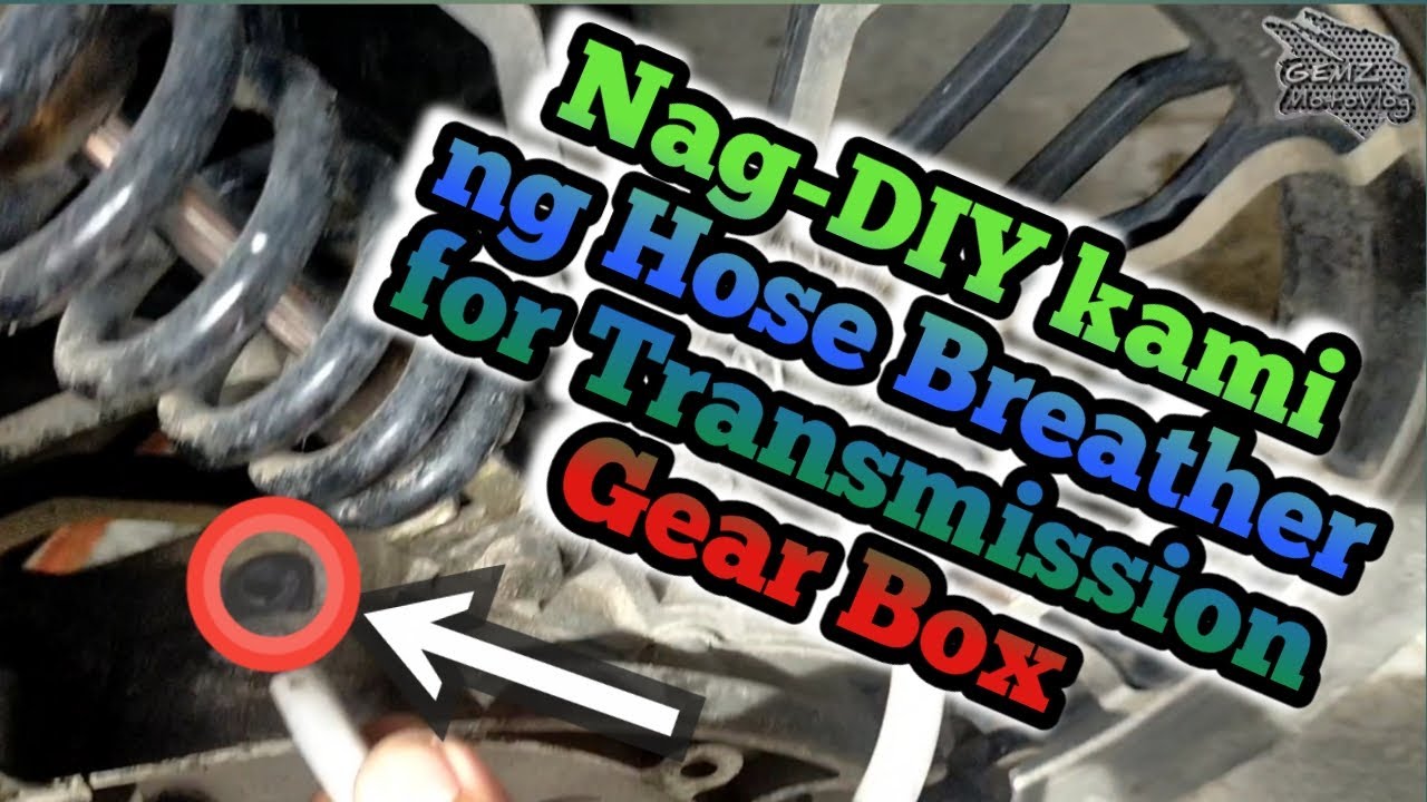 Nag-DIY kami ng Hose Breather for Transmission Gear Box