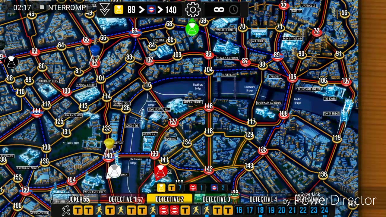 Scotland Yard Ravensburger - Le fughe di MrX- partita 1