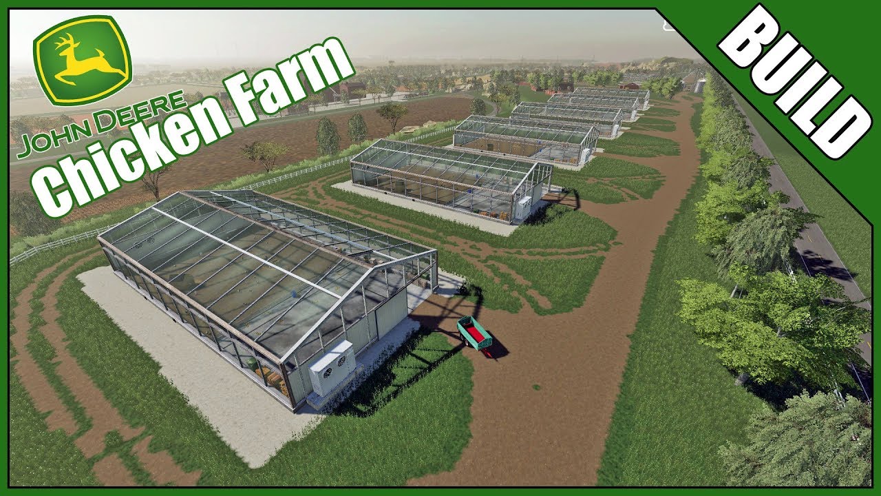 Modern John Deere Chicken Farm Build - FS19