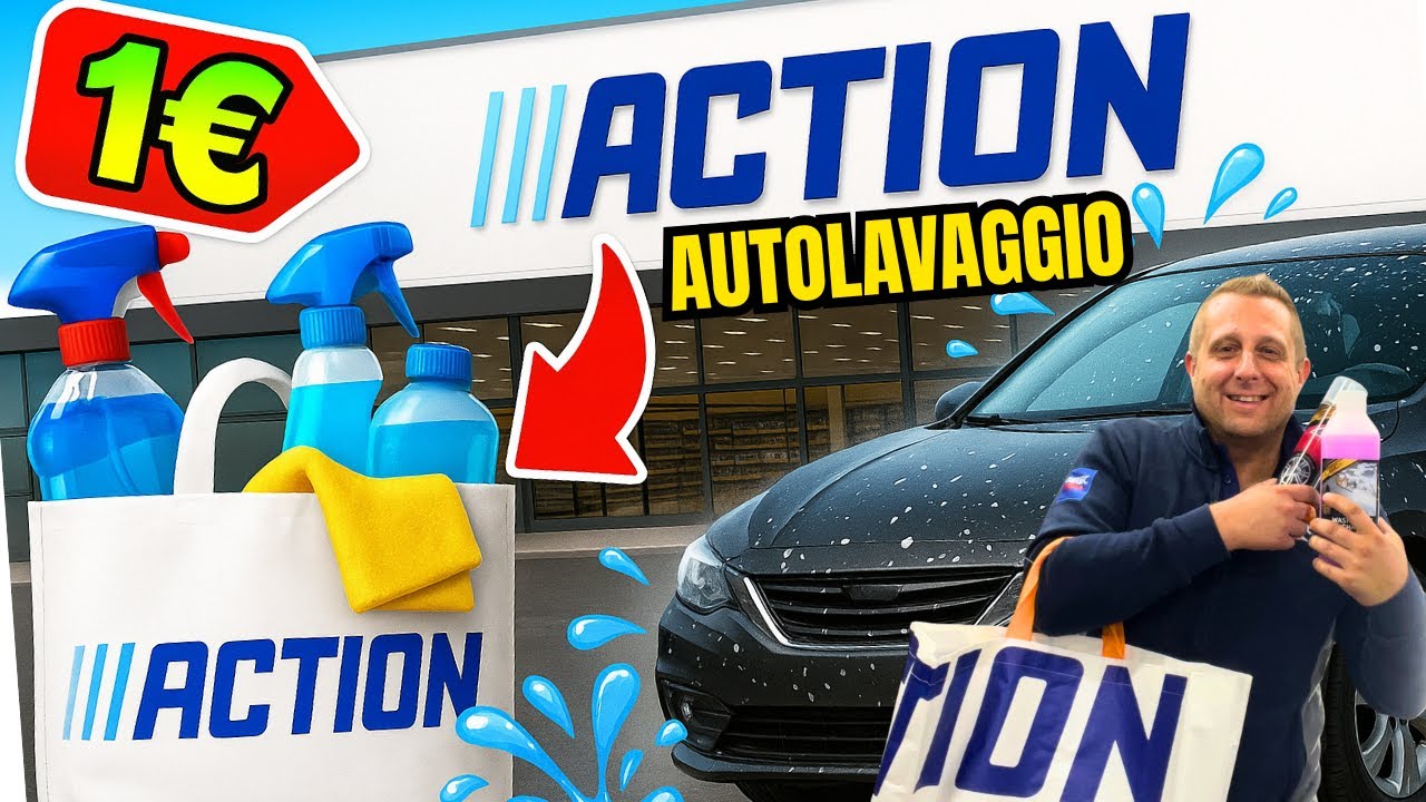 Ho lavato la mia auto SOLO coi prodotti di ACTION! Funzionano davvero?