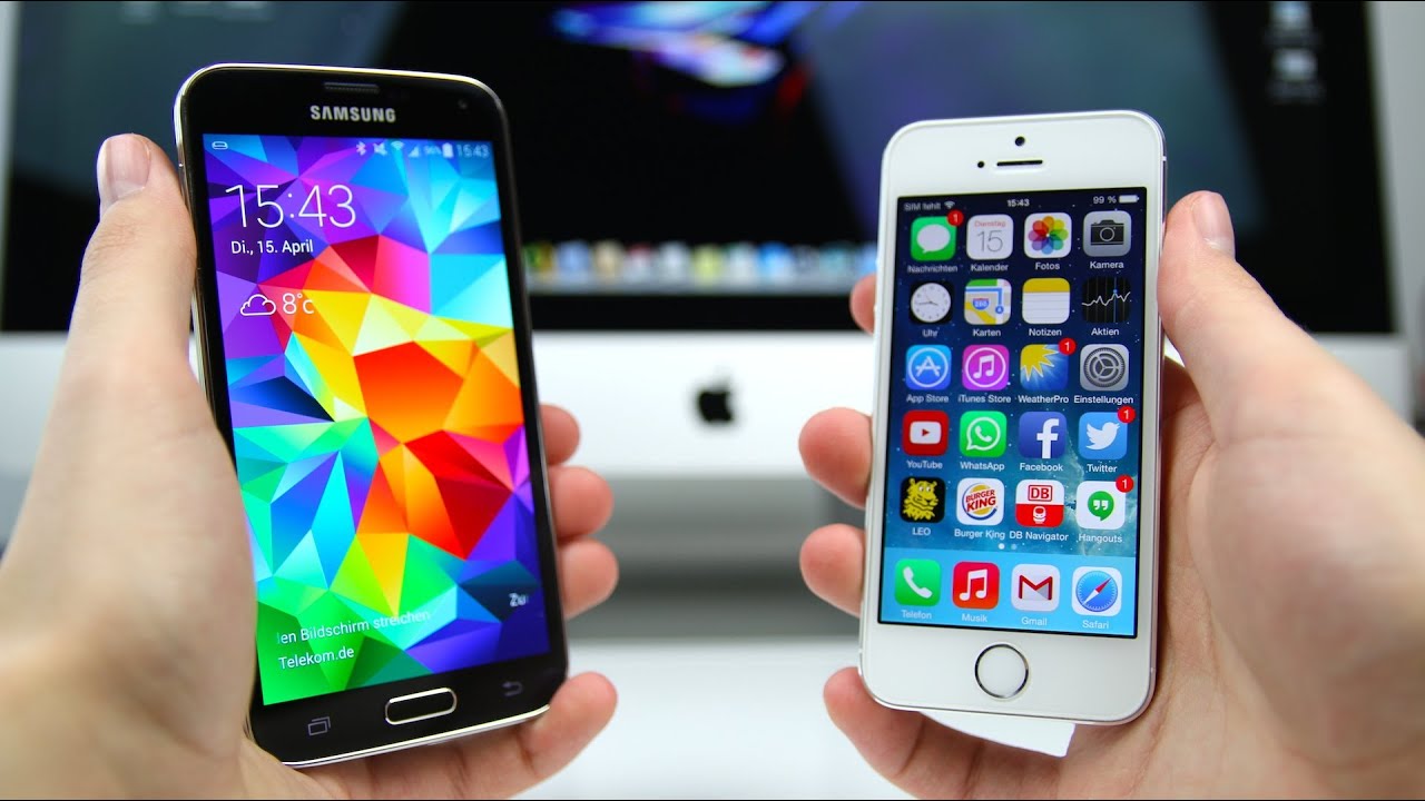 Samsung Galaxy S5 vs. Apple iPhone 5s (Deutsch) | SwagTab