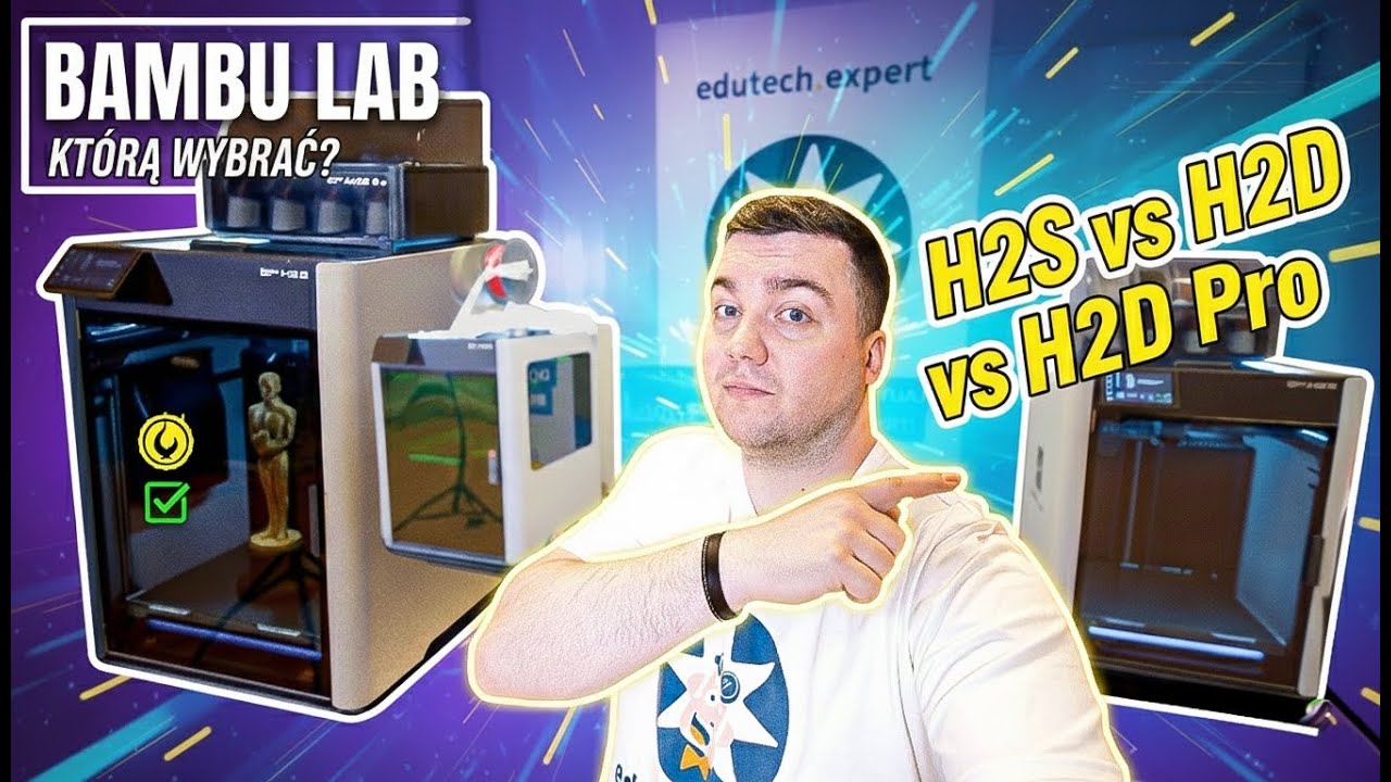 Bambu Lab H2S vs H2D vs H2D Pro - którą wybrać?