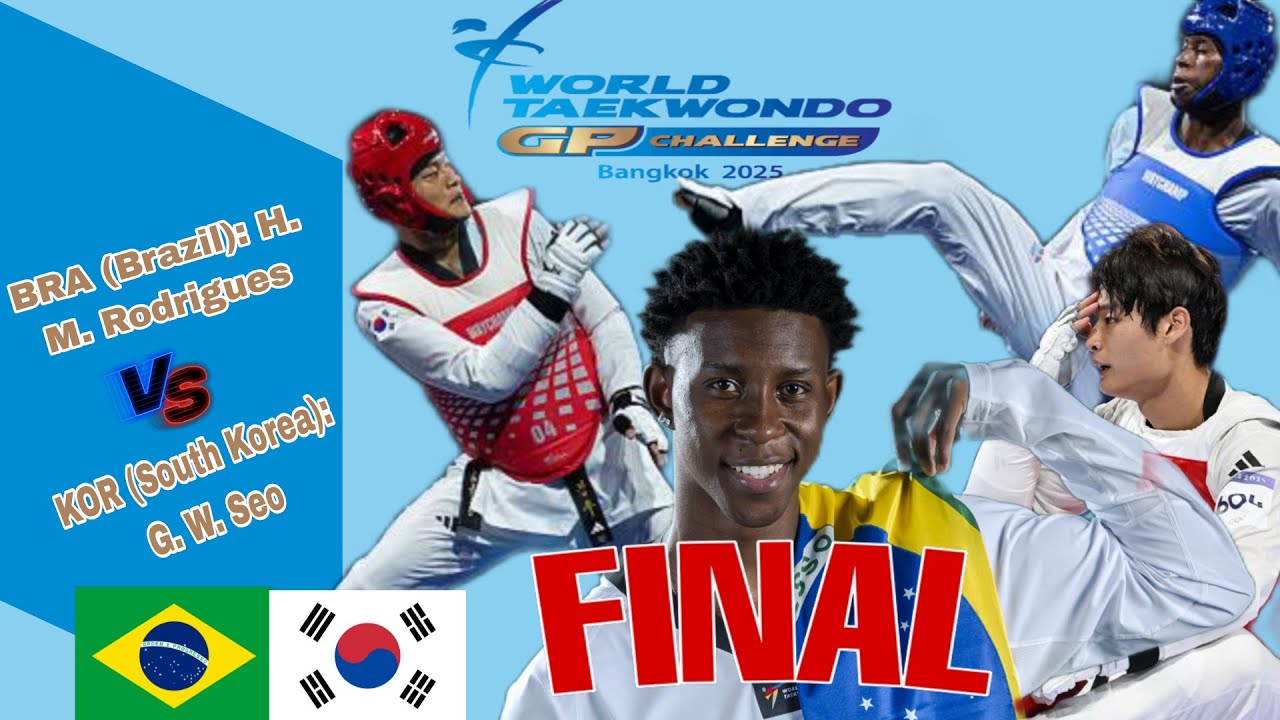BRA 🇧🇷 Rodrigues vs KOR 🇰🇷 Seo | Men’s 80kg FINAL | World Taekwondo Grand Prix Challenge 2025
