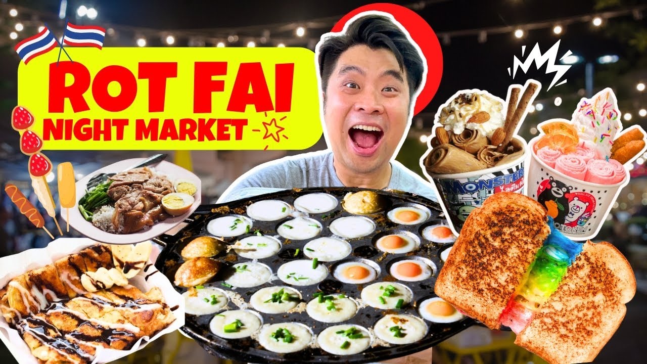 The only Bangkok night market that rivals Chatuchak - Talad Rot Fai Srinakarin