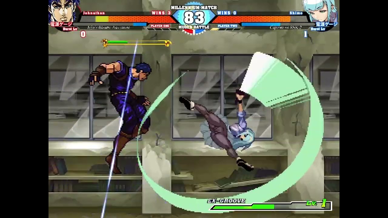 Mugen Netplay ft10 | Metiposis (Diavolo) vs Azura (Shimo)